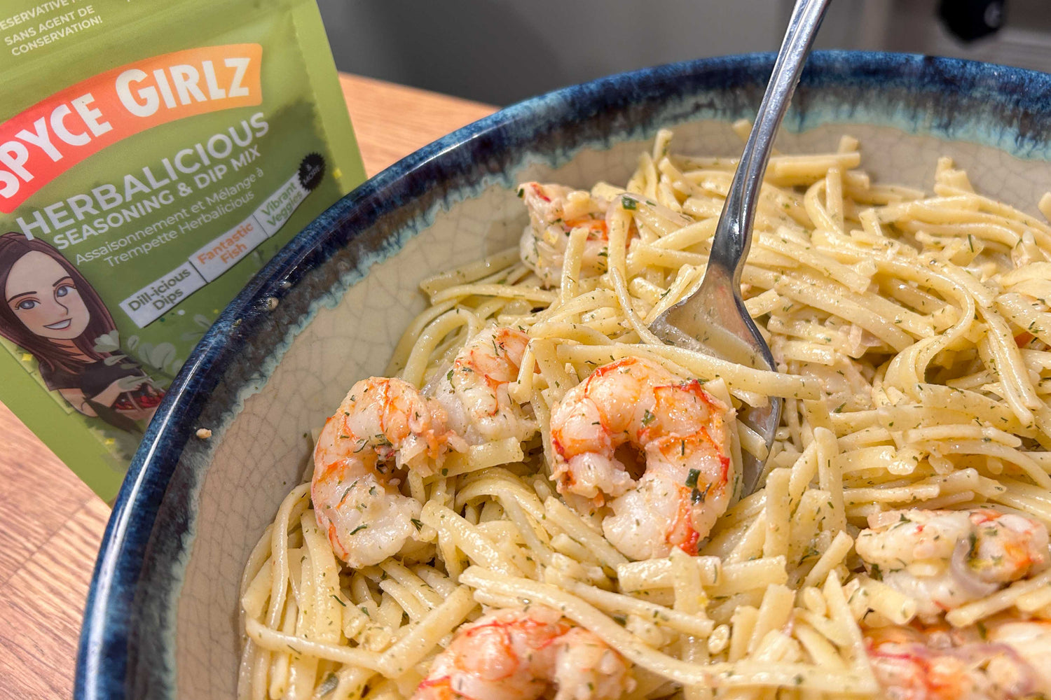 Herbalicious Shrimp Linguine